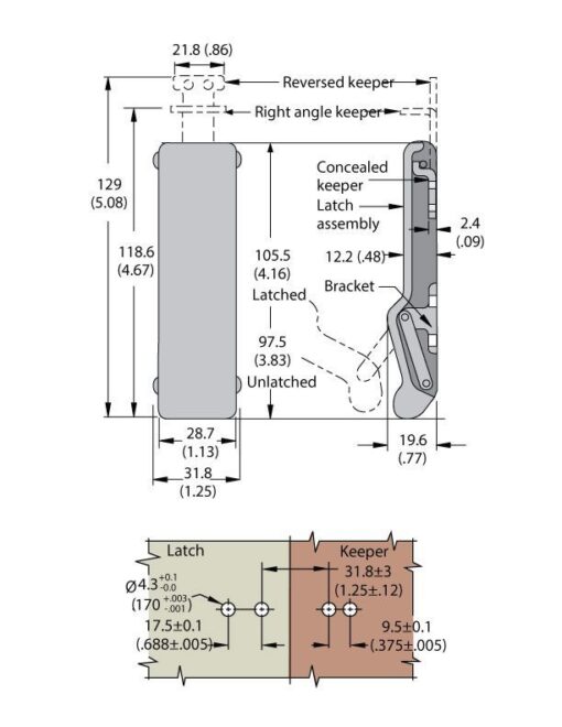 C7-10 - Soft Draw Latch - Diagram