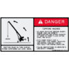 Tipping Hazard Safety Decal 5.5" x 11" - W7377244 - Vinyl Decals - AAxis Distributors