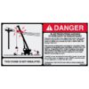 Electrocution Hazard 4.75x9.5 - W8007260 - Vinyl Decals - AAxis Distributors